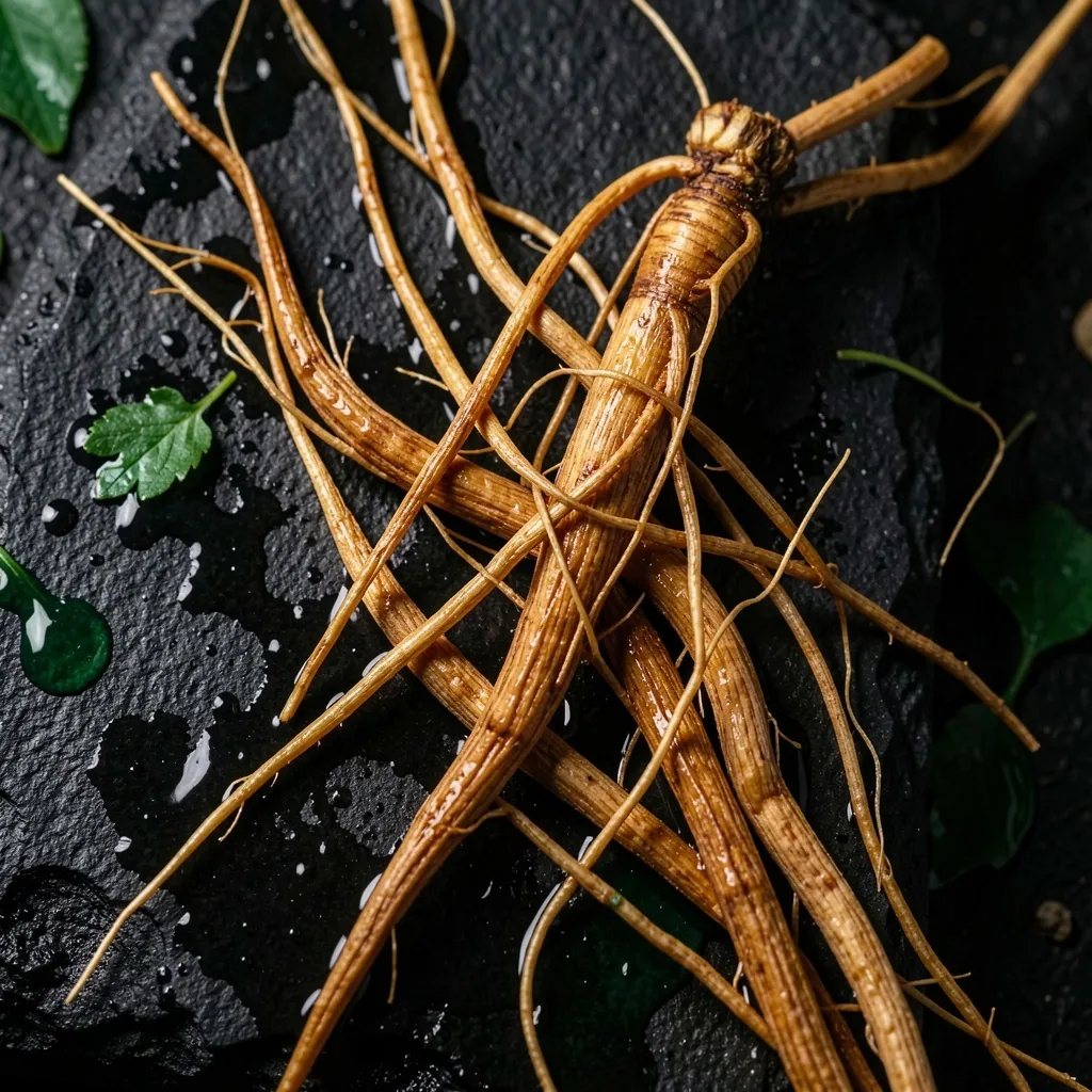 Raw Sumatran ginseng root extract